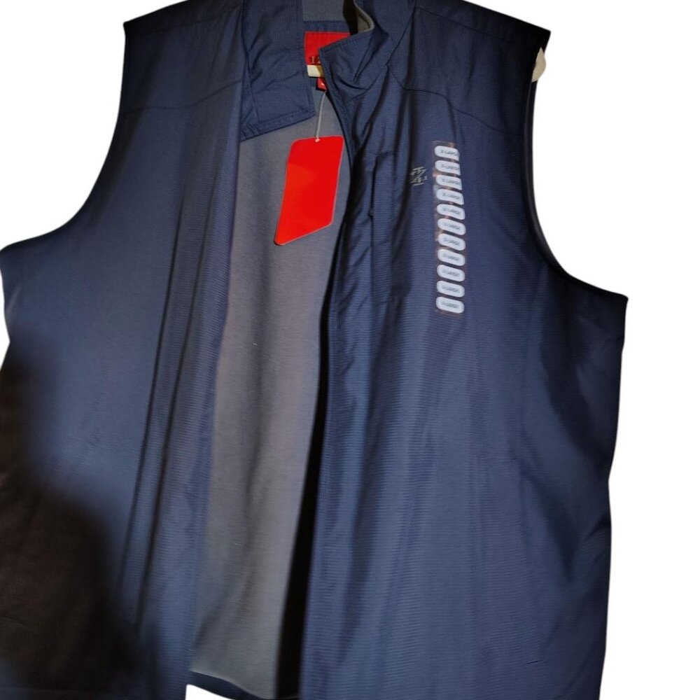 IZOD Mens Vest, XL, Navy Blue